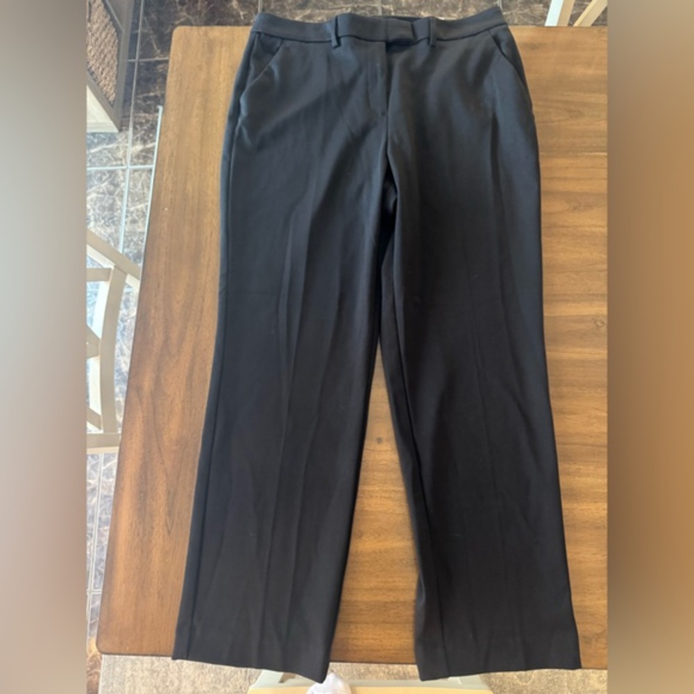 Simply Vera Wang High Rise Straight 
 Black Dress Pants 18 NWT